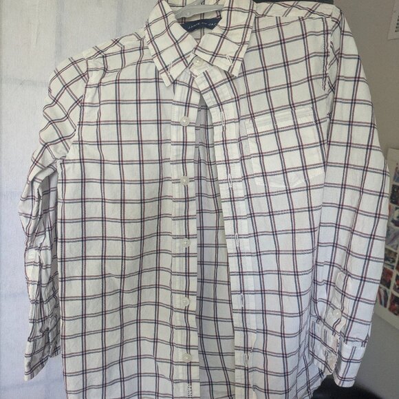 Janie and Jack Button Dress Shirt Boys 4T - Picture 1 of 3